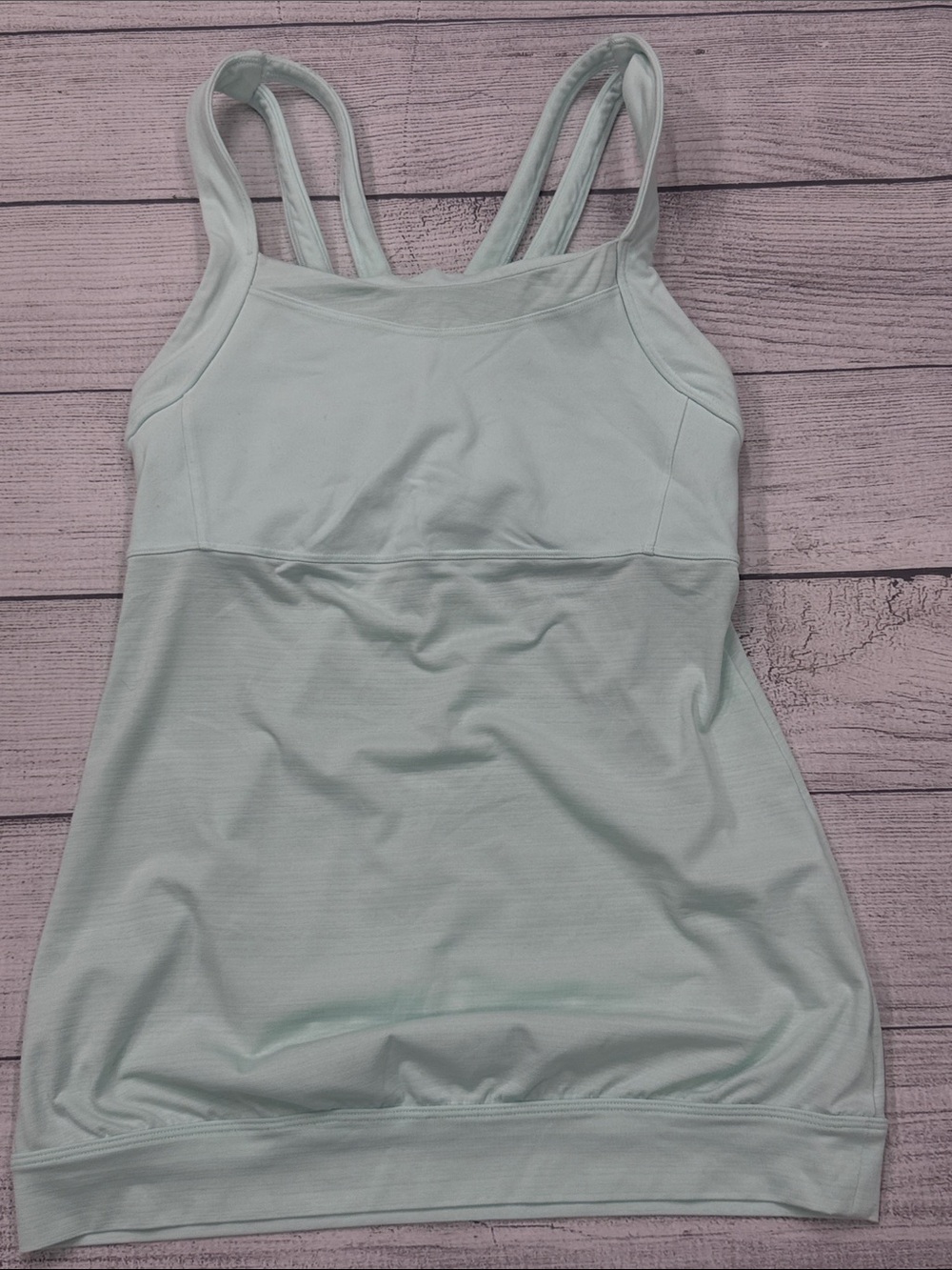 Athleta Mint Green Built-In Bra Workout Tank Women’s Small